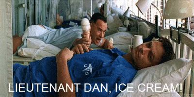 Lieutenant Dan Ice Cream GIF - LieutenantDan IceCream ForrestGump ...