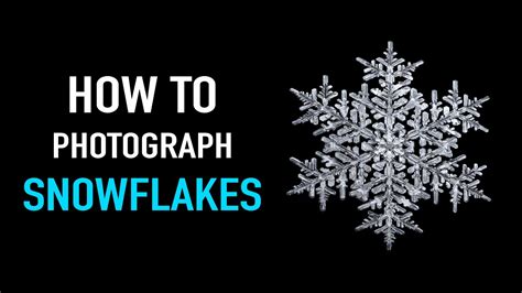 How to Photograph Snowflakes – Snowflake photography with Don ...