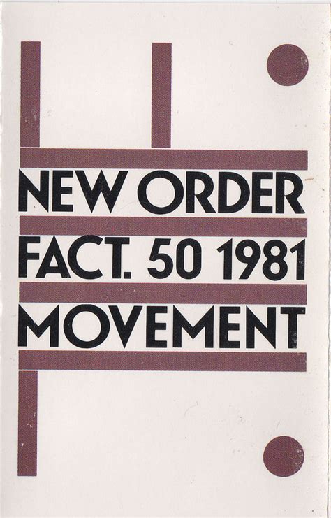 New Order - Movement (1981, Cassette) | Discogs