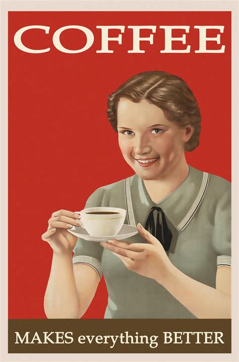 Coffee Vintage Retro Poster Free Stock Photo - Public Domain Pictures