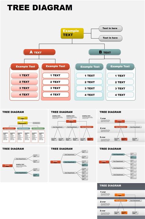 Tree Organizational PowerPoint Diagrams in 2021 | Powerpoint, Organizational, Diagram