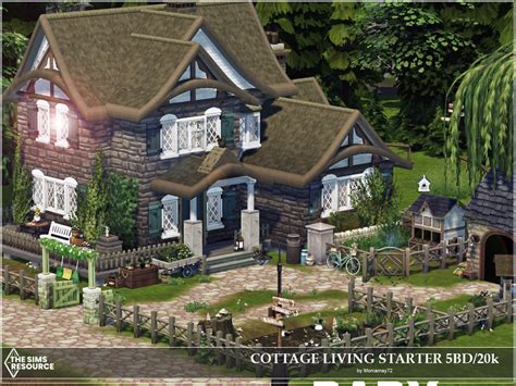 The Sims Resource - Cottage Living 5BD Start