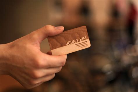 Engraved - Wooden Business Cards — Tools and Toys