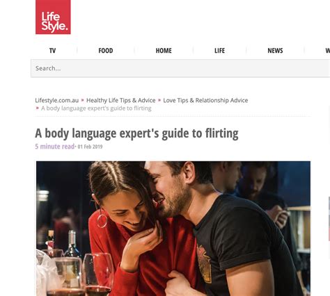 LifeStyle: The Body Language Guide to Flirting | Sophie Zadeh