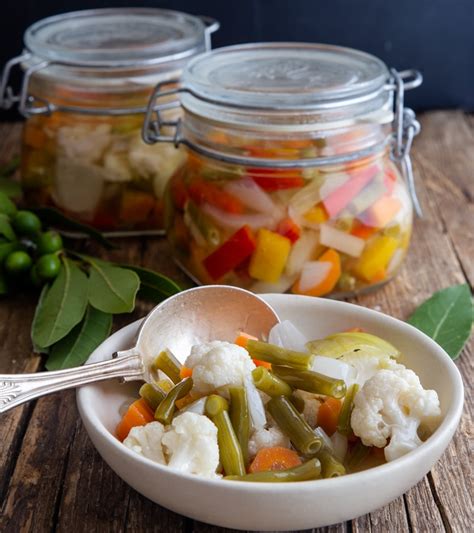 Italian Giardiniera Recipe - An Italian in my Kitchen