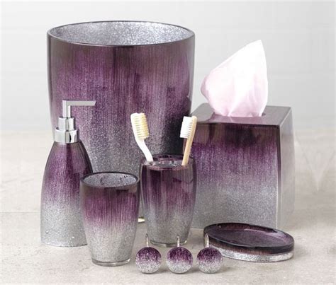 15 Elegant Purple Bathroom Accessories | Home Design Lover