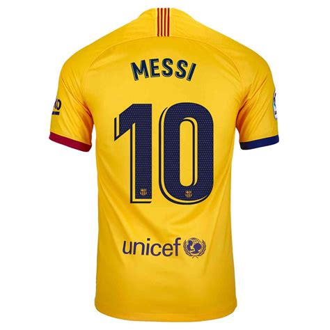 2019/20 Kids Nike Lionel Messi Barcelona Away Jersey - SoccerPro