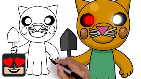 How To Draw Kitty | Roblox Piggy