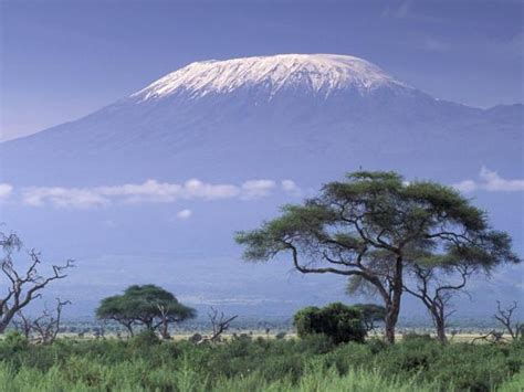 'Mount Kilimanjaro, Amboseli National Park, Kenya' Photographic Print - Art Wolfe | Art.com