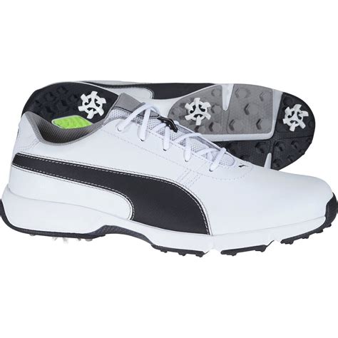 Puma Men's Ignite Drive Spiked Golf Shoes - Puma White/Puma Black ...