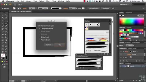 Adobe Illustrator CS6 Tutorial | Creating Custom Illustrator Brushes ...