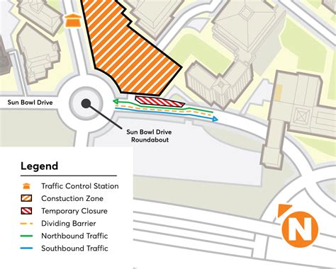 Sun Bowl Drive Lane Reduction Begins Wednesday