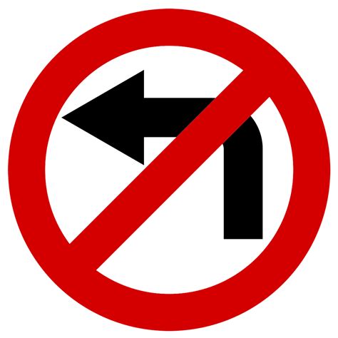 No Left Turn Sign Free Stock Photo - Public Domain Pictures