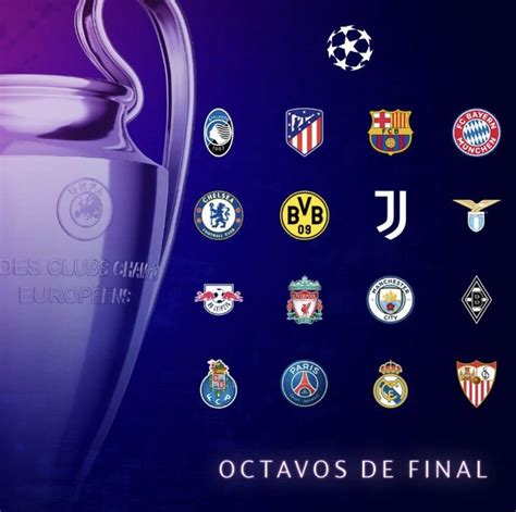 Así se jugarán los octavos de final de la Champions League