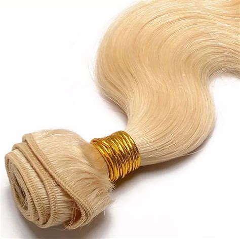 3 Bundles Human Hair Wefts Blonde Human Hair Bundles 613 Human - Etsy