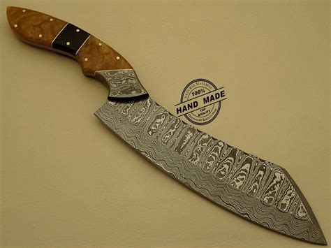 Best Damascus Chef’s Knife Custom Handmade Damascus Steel Kitchen