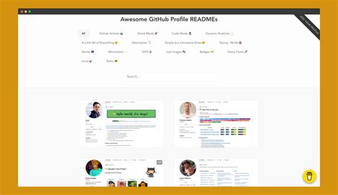 github-profile-readme · GitHub Topics · GitHub