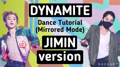 BTS Dynamite- Dance Tutorial (JIMIN version) - YouTube