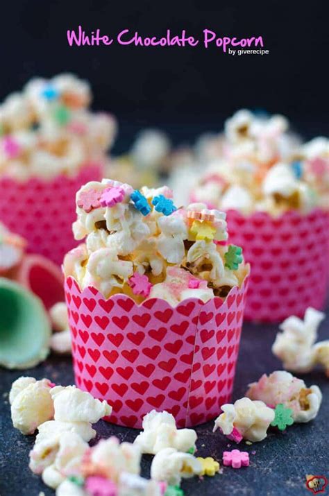 White Chocolate Popcorn - Give Recipe