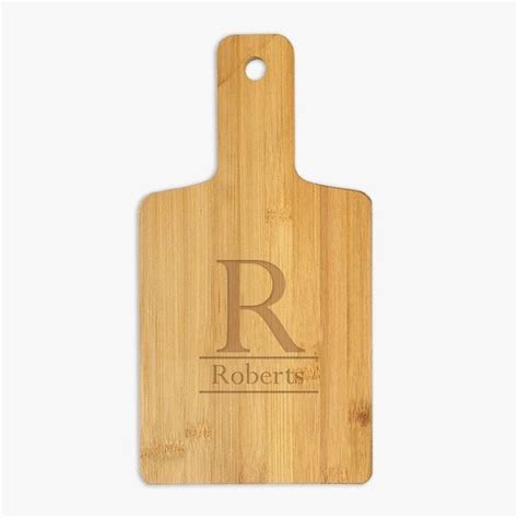 Personalized Bamboo Serving Board | Multiple Custom Engraved Designs ...