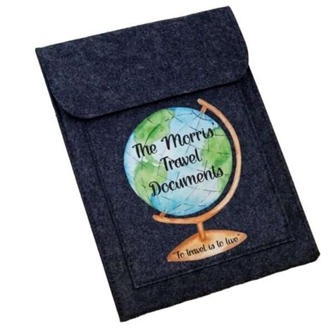 Personalised Travel Document Wallet – So Sew Precious