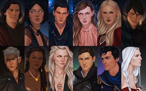 ACOTAR and Throne of Glass Heroes by Merwild | Throne of glass, Throne of glass fanart, Throne ...