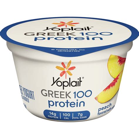 Yoplait® Gluten Free Greek 100 Protein Yogurt Single Serve Cup Peach 5.3 oz | General Mills ...