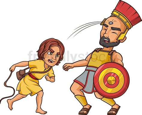 David And Goliath Cartoon Images