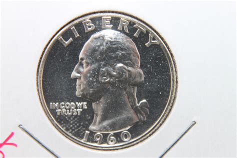 1960 PROOF SILVER WASHINGTON QUARTER #7783