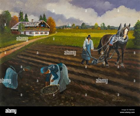 Agriculture Field Painting Stock Photos & Agriculture Field Painting Stock Images - Alamy