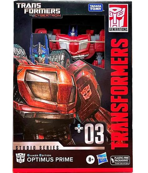 Transformers Generations Studio Series Optimus Prime Voyager Action Figure 03 Gamer Edition, War ...