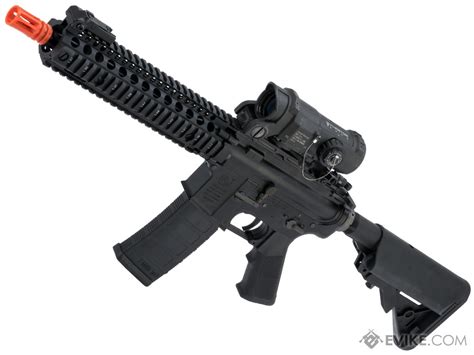 EMG Colt Licensed Daniel Defense M4A1 SOPMOD Block 2 Airsoft AEG (Model: MK18 MOD1 / Black ...