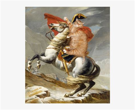 Download Jacques-louis David, Napoleon Crossing The Alps - Fat Ginger ...