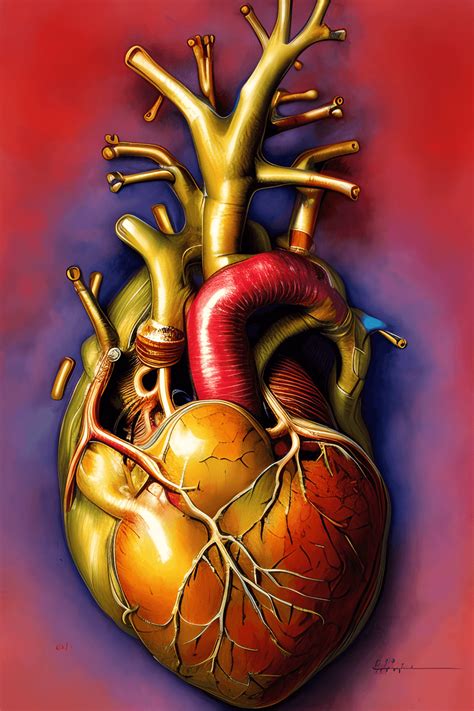 Heart Cross Section Human Heart Art Human Heart Human - vrogue.co