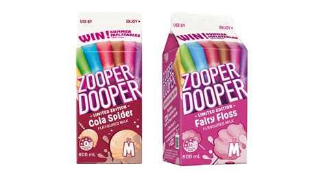 MILKING IT: Zooper Dooper drop two new milk flavours