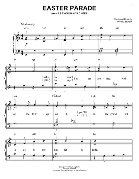 Easter Parade | Sheet Music Direct