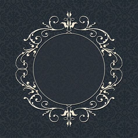 Round filigree frame border psd | free image by rawpixel.com / busbus ...