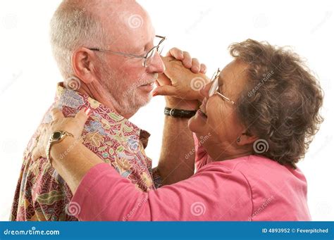 Happy Senior Couple Dancing Stock Photo - Image of eyeglasses, bald ...