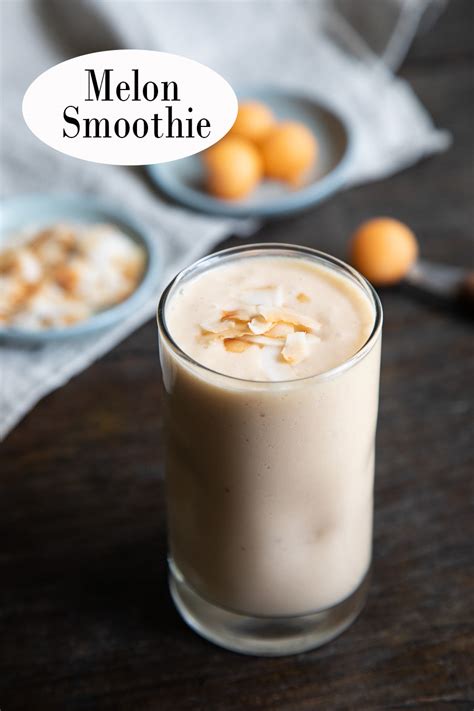 Cantaloupe Smoothie {Plant Based}