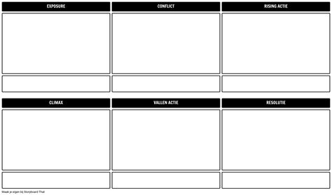 Plot Diagram Template 16x9 स्टोरीबोर्ड द्वारा nl-examples