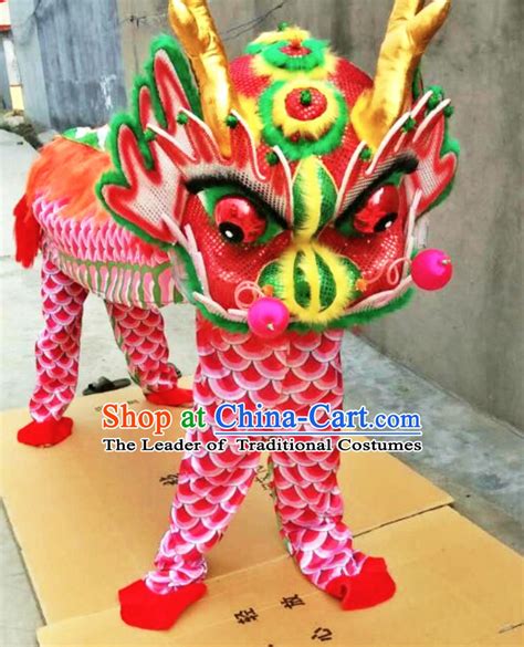 Traditional Chinese Dragon Dance Costume Complete Set