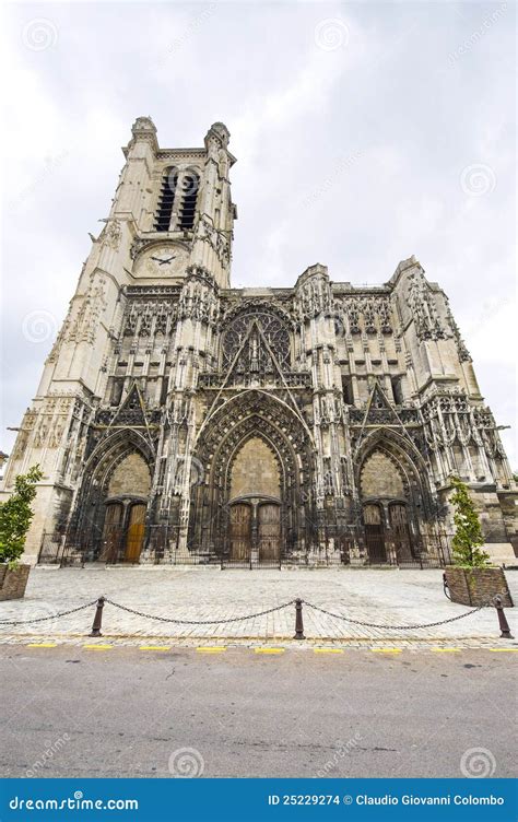 Troyes - Cathedral stock photo. Image of medieval, vertical - 25229274