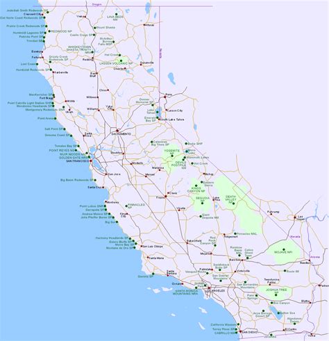 Combined Map of California