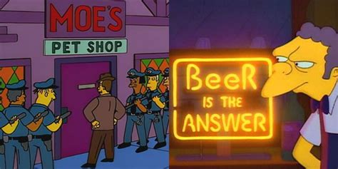 The Simpsons: 10 Best Reinventions Of Moe's Tavern | ScreenRant