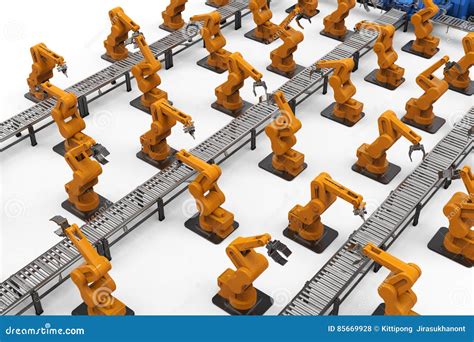 Automation Industry Concept Stock Photo - Image of equipment, automaton ...