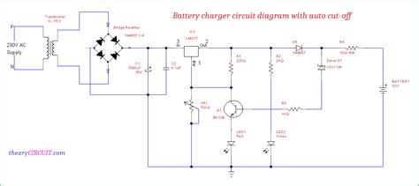 12 Volt Charger Circuit Diagram