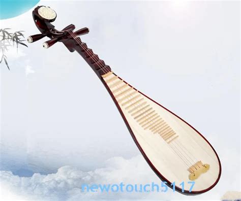 Pipa musical instrument tailorable mahogany hardwood adult Pipa professional Lute Chinese 4 ...