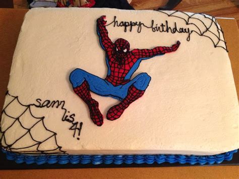 the cake box girls: Spiderman birthday cake