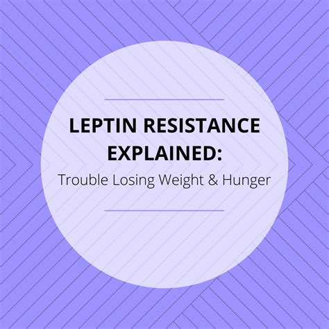 Leptin Resistance Explained-Trouble Losing Weight & Hunger - Dr Becky Fitness