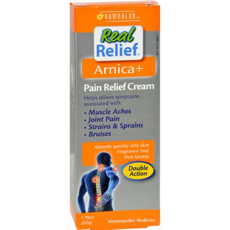 BettyMills: Real Relief Arnica Pain Relief Cream - 1.76 oz - Homeolab USA 1200161